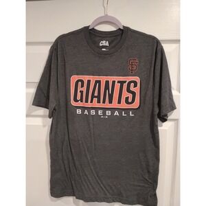 San Francisco Giants Baseball T Shirt Gray CSA Majestic Mens Size Medium